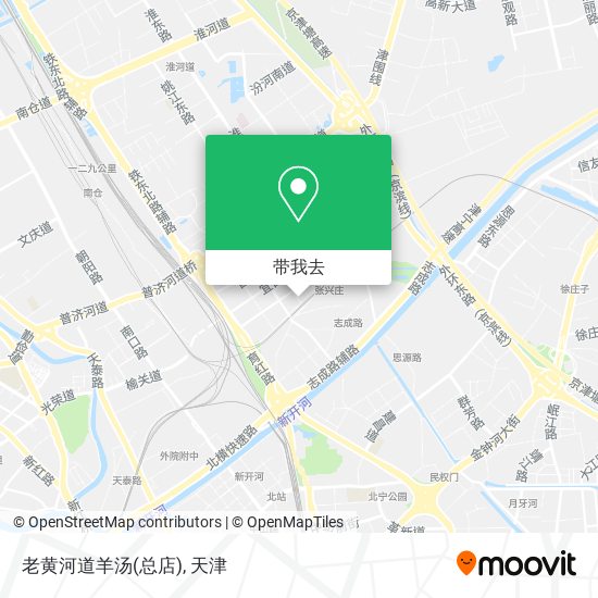 老黄河道羊汤(总店)地图