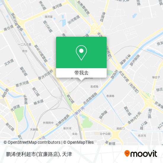 鹏浠便利超市(宜廉路店)地图
