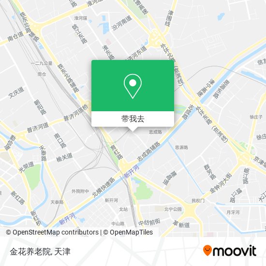 金花养老院地图
