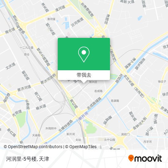 河润里-5号楼地图