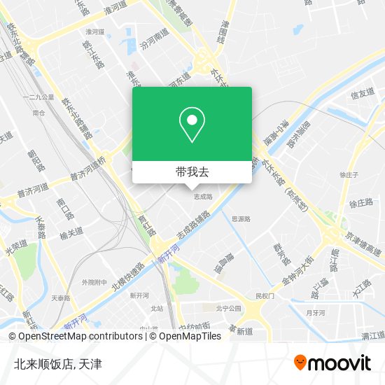 北来顺饭店地图