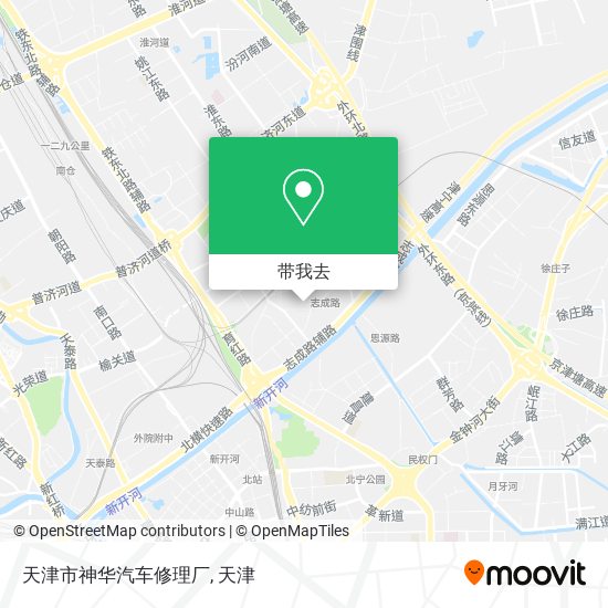天津市神华汽车修理厂地图
