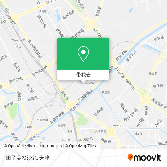 田子美发沙龙地图