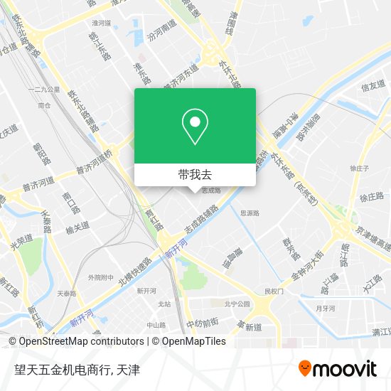 望天五金机电商行地图