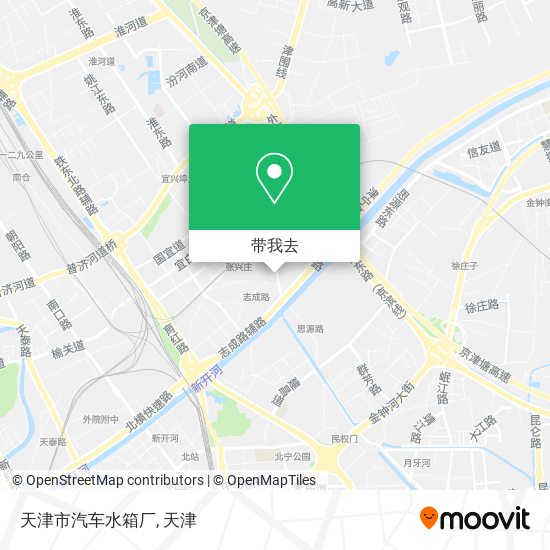 天津市汽车水箱厂地图