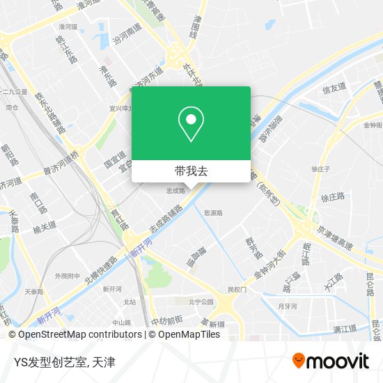 YS发型创艺室地图