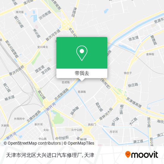 天津市河北区大兴进口汽车修理厂地图