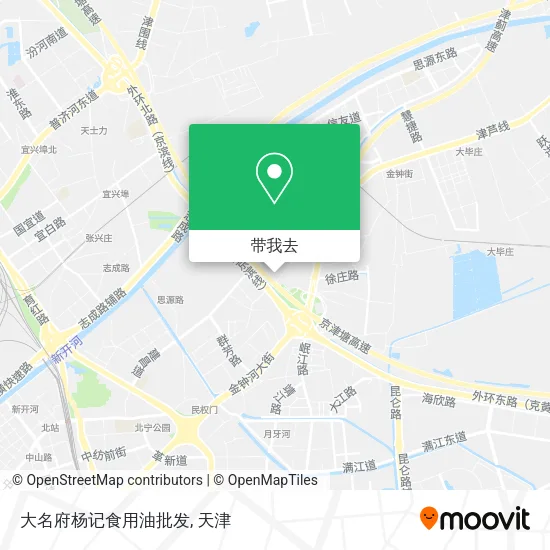 大名府杨记食用油批发地图