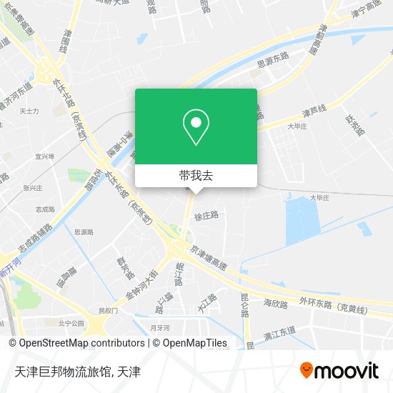 天津巨邦物流旅馆地图