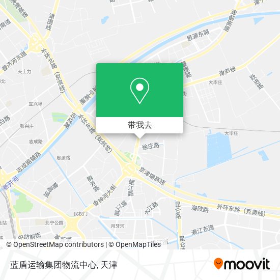蓝盾运输集团物流中心地图