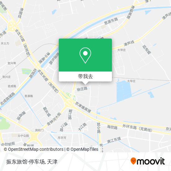 振东旅馆-停车场地图