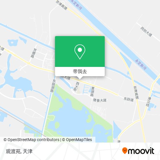 观渡苑地图
