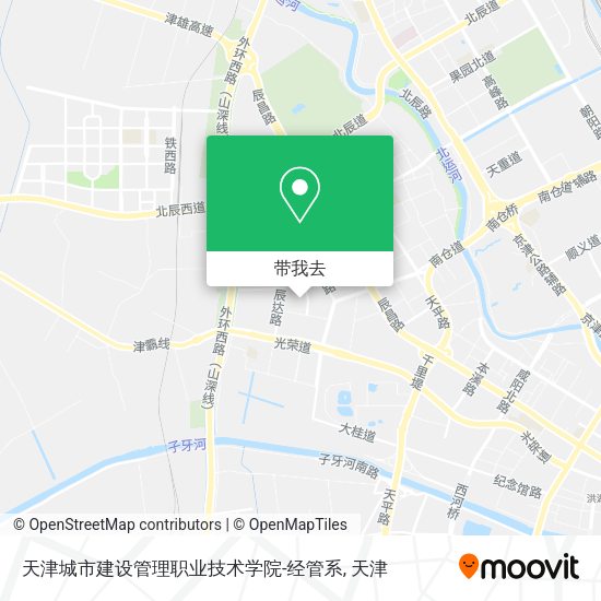 天津城市建设管理职业技术学院-经管系地图