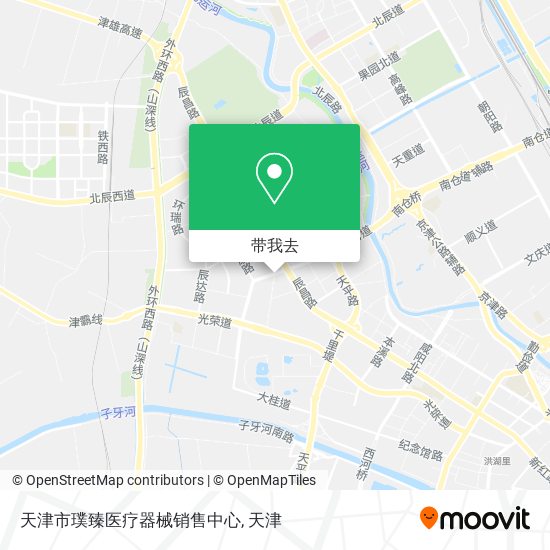 天津市璞臻医疗器械销售中心地图