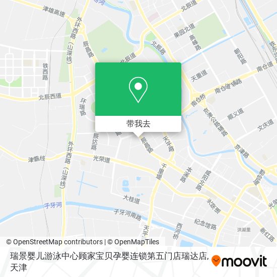 瑞景婴儿游泳中心顾家宝贝孕婴连锁第五门店瑞达店地图