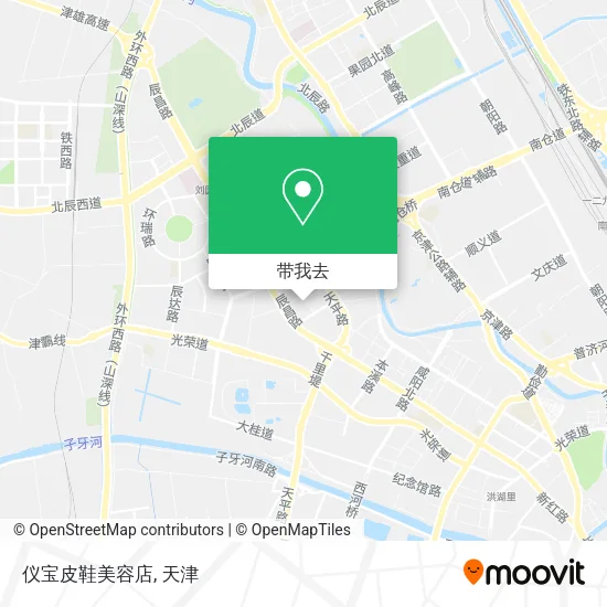 仪宝皮鞋美容店地图