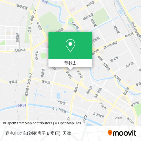 赛克电动车(刘家房子专卖店)地图