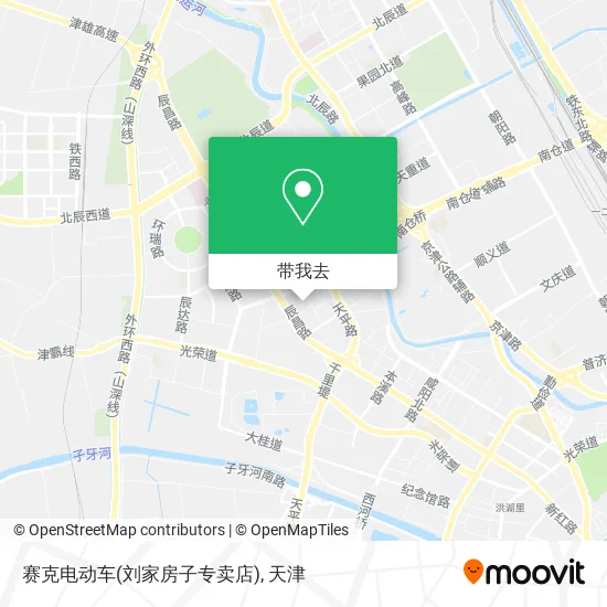 赛克电动车(刘家房子专卖店)地图