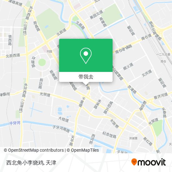 西北角小李烧鸡地图