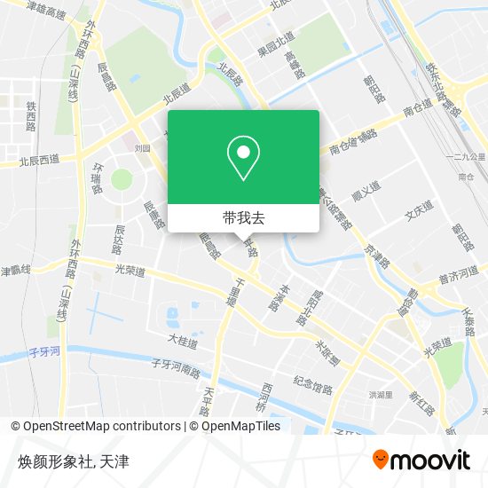 焕颜形象社地图