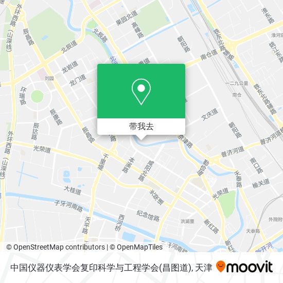 中国仪器仪表学会复印科学与工程学会(昌图道)地图