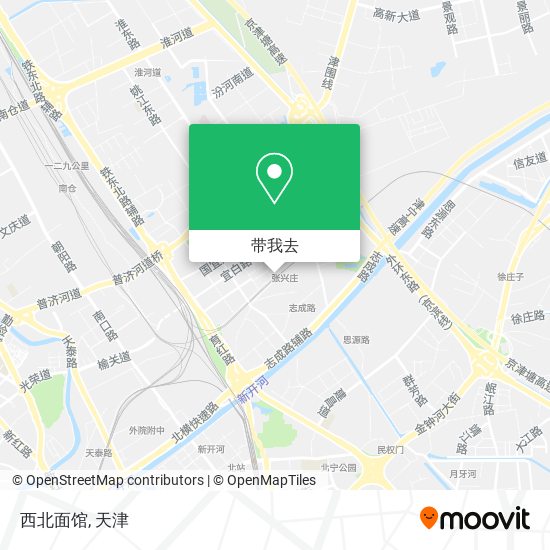 西北面馆地图