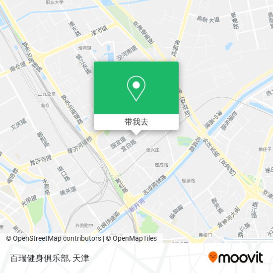 百瑞健身俱乐部地图