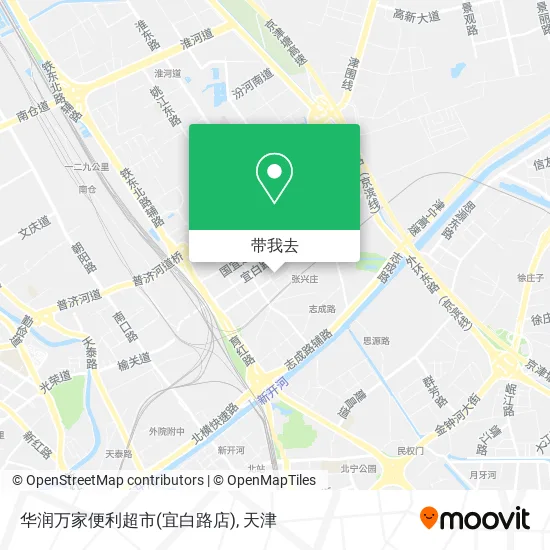 华润万家便利超市(宜白路店)地图