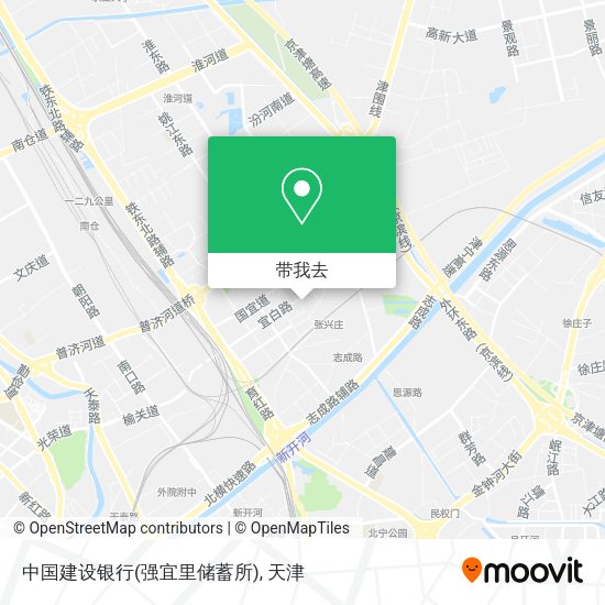 中国建设银行(强宜里储蓄所)地图