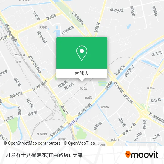 桂发祥十八街麻花(宜白路店)地图
