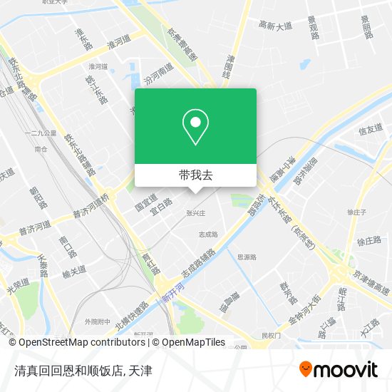 清真回回恩和顺饭店地图