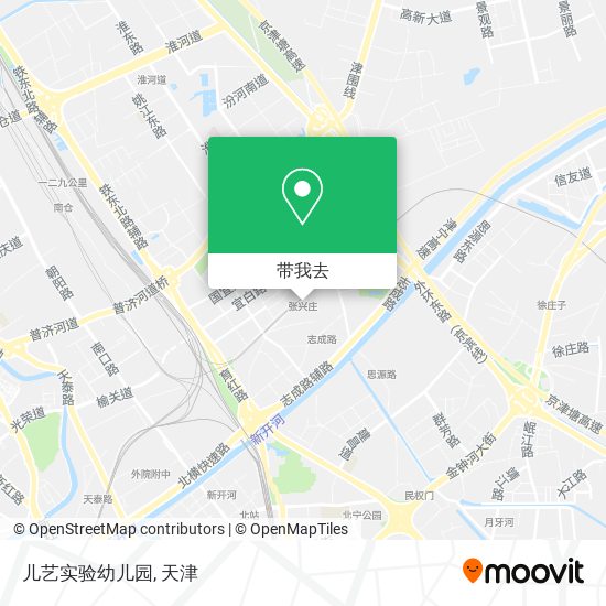 儿艺实验幼儿园地图