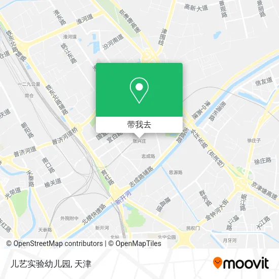 儿艺实验幼儿园地图