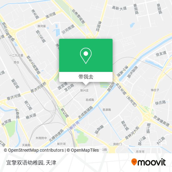 宜擎双语幼稚园地图