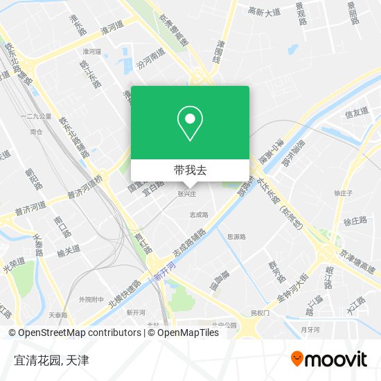 宜清花园地图