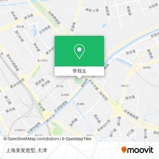 上海美发造型地图