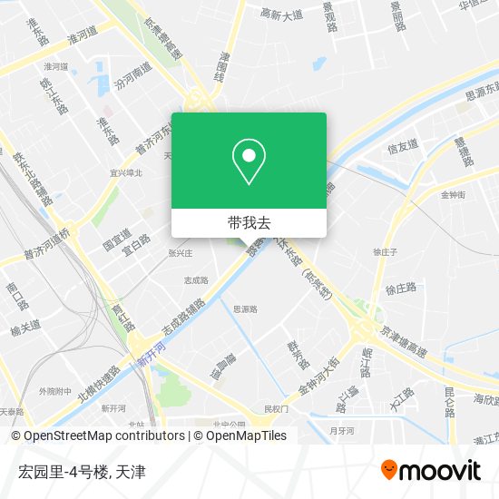宏园里-4号楼地图