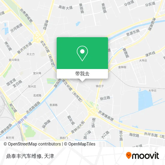 鼎泰丰汽车维修地图