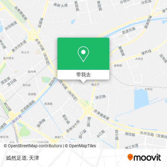嫣然足道地图