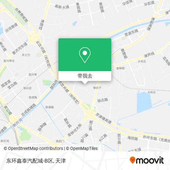 东环鑫泰汽配城-B区地图