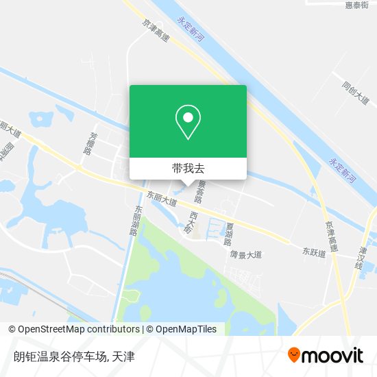 朗钜温泉谷停车场地图