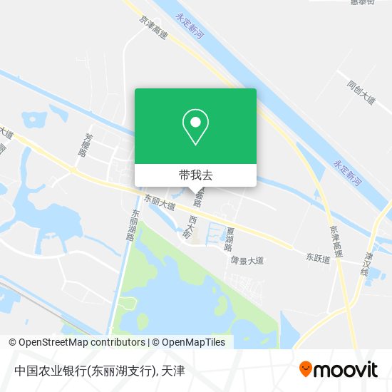 中国农业银行(东丽湖支行)地图