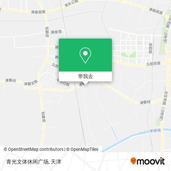 青光文体休闲广场地图