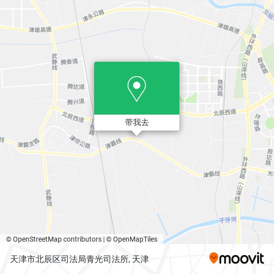 天津市北辰区司法局青光司法所地图