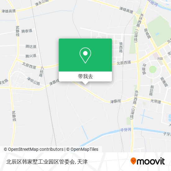 北辰区韩家墅工业园区管委会地图