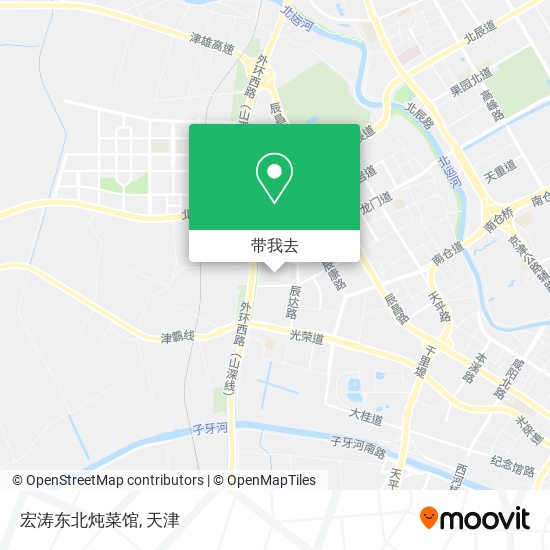 宏涛东北炖菜馆地图