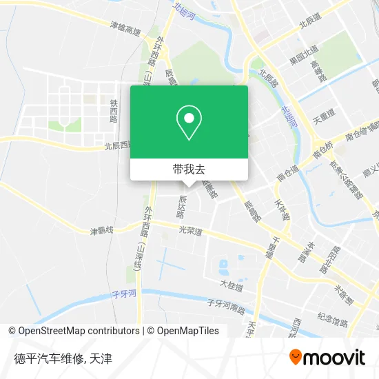 德平汽车维修地图