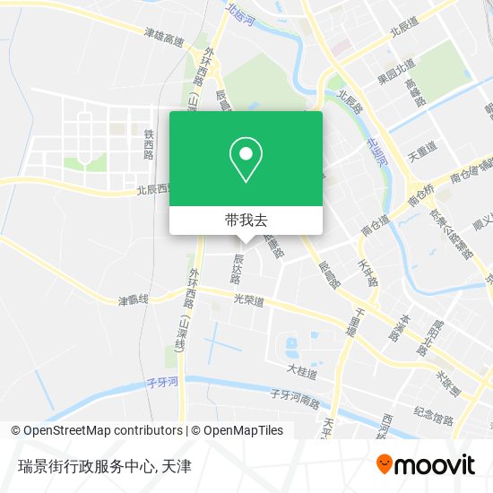 瑞景街行政服务中心地图