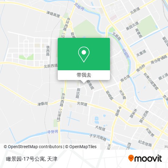 瞰景园-17号公寓地图