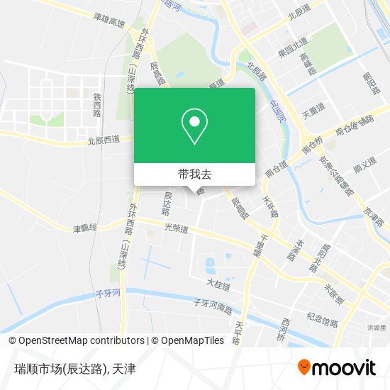 瑞顺市场(辰达路)地图